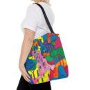 The hillside village in Korea Tote Bag (AOP)