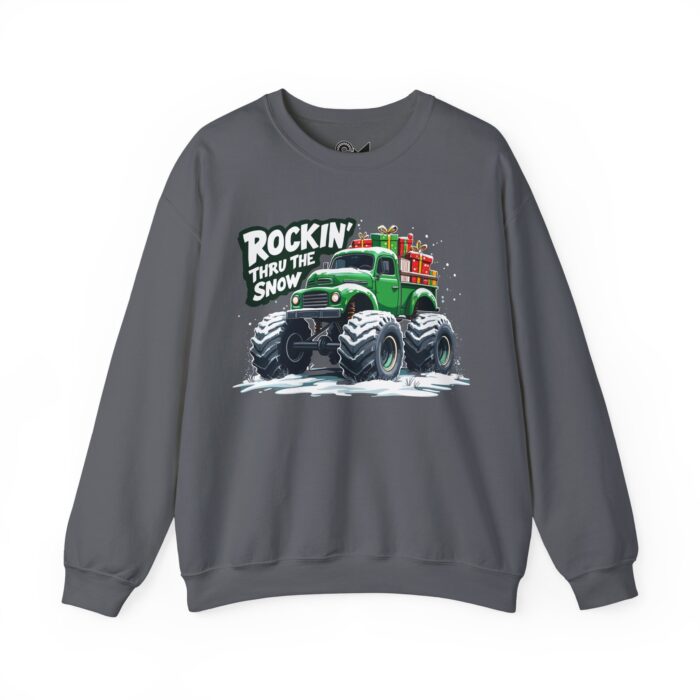 ROCKIN' THRU THE SNOW Unisex Heavy Blend™ Crewneck Sweatshirt - Image 41