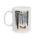 White and frosty Ceramic Mug, (11oz, 15oz)