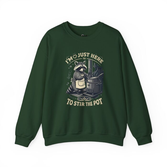 I am just here Unisex Heavy Blend™ Crewneck Sweatshirt - Image 9
