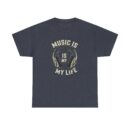 Music is my life Unisex Heavy Cotton Tee