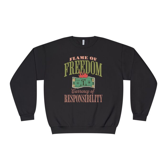 Currency of freedom Unisex NuBlend® Crewneck Sweatshirt - Image 9