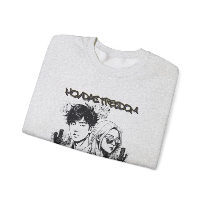 HongDae Freedom Unisex Heavy Blend™ Crewneck Sweatshirt - Image 7
