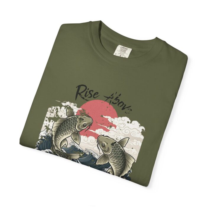 Rise above Unisex Garment-Dyed T-shirt - Image 19