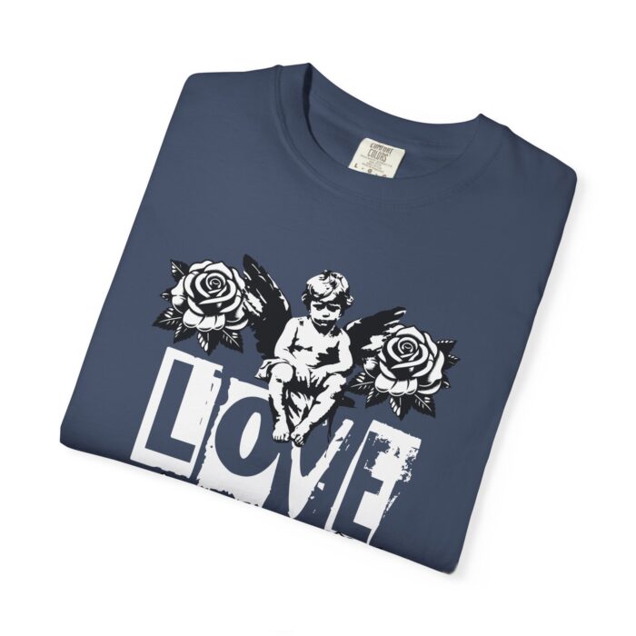 Unisex Garment-Dyed T-Shirt - Love Openmind Vintage Graphic Tee - Image 15