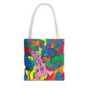 The hillside village in Korea Tote Bag (AOP)