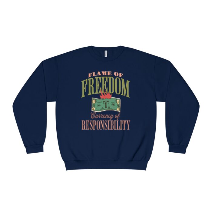 Currency of freedom Unisex NuBlend® Crewneck Sweatshirt - Image 29