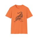 Vintage Tiger Graphic Unisex Softstyle T-Shirt – Perfect for Animal Lovers