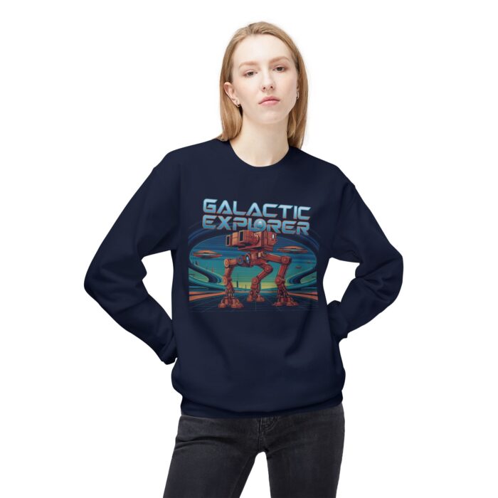 Galactic explorer Unisex Midweight Softstyle Fleece Crewneck Sweatshirt - Image 19
