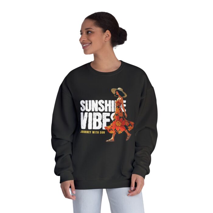 Sunshine Vibes Unisex NuBlend® Crewneck Sweatshirt - Image 4