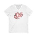 "meta_description": "Discover comfort and style with our 'Jesus was a carpenter' V-Neck Tee.",
