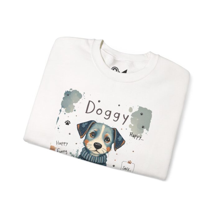 Doggy fun, safe Unisex Heavy Blend™ Crewneck Sweatshirt - Image 3