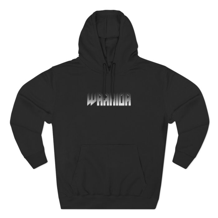 Full metal warrior Three-Panel Fleece Hoodie - Image 5