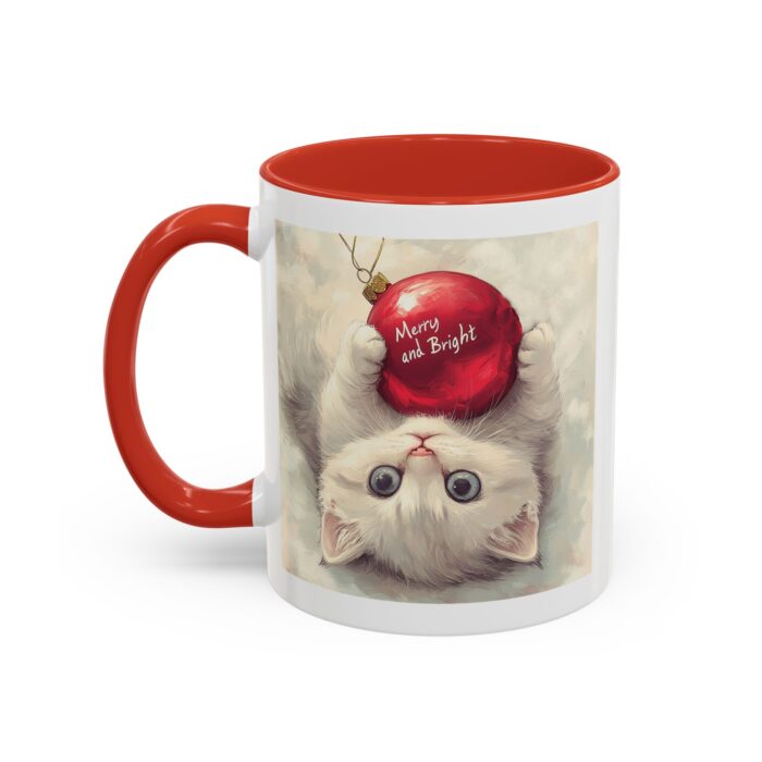 Merry and bright Accent Coffee Mug (11, 15oz) - Image 3