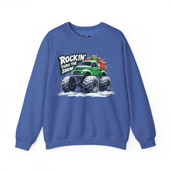 ROCKIN' THRU THE SNOW Unisex Heavy Blend™ Crewneck Sweatshirt - Image 33