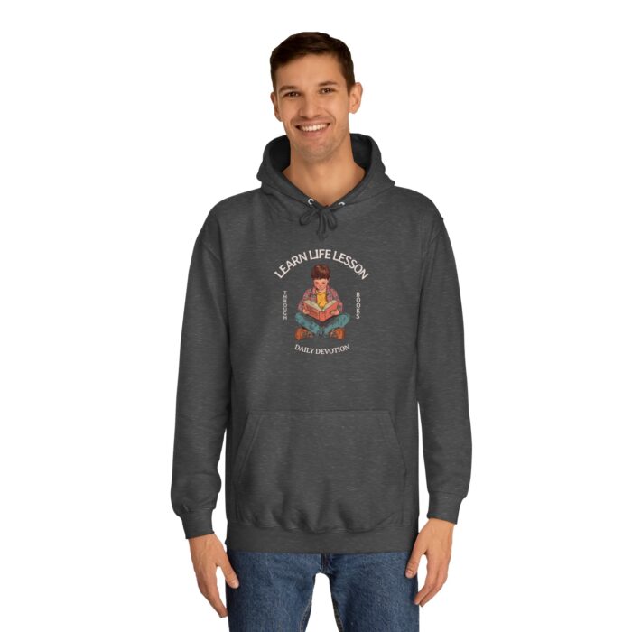 Through books Unisex College Hoodie - Image 27