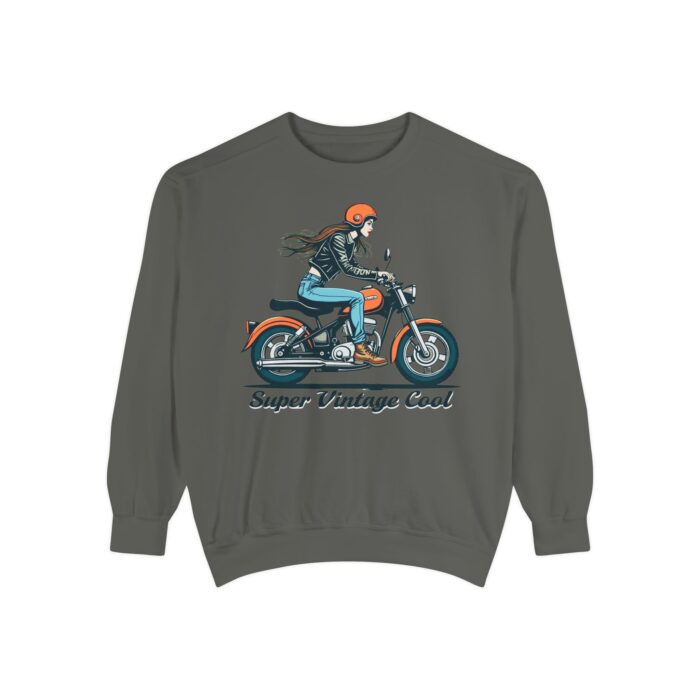 Super vintage cool Unisex Garment-Dyed Sweatshirt - Image 9