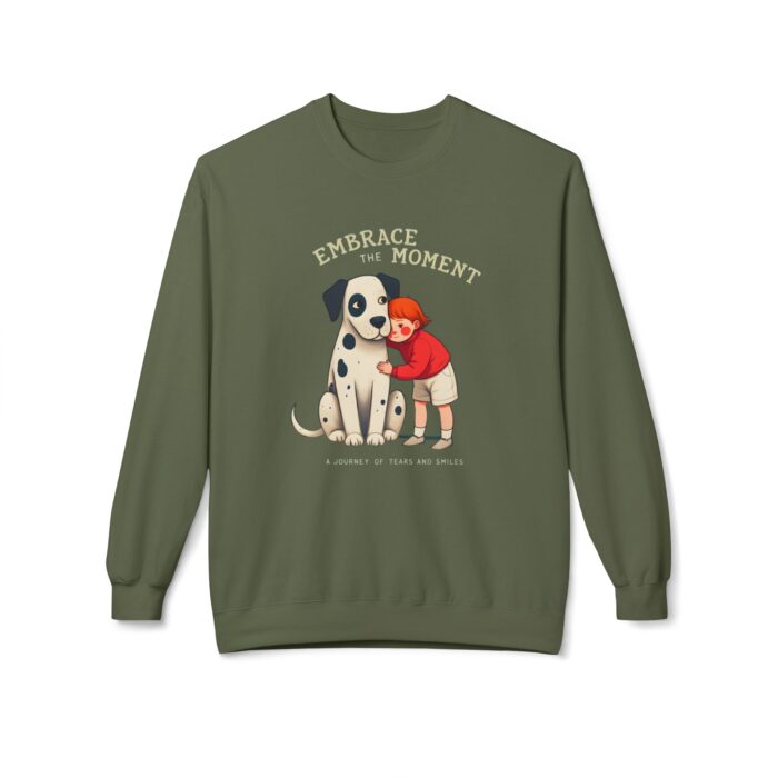 Embrace the moments Unisex Midweight Softstyle Fleece Crewneck Sweatshirt - Image 17