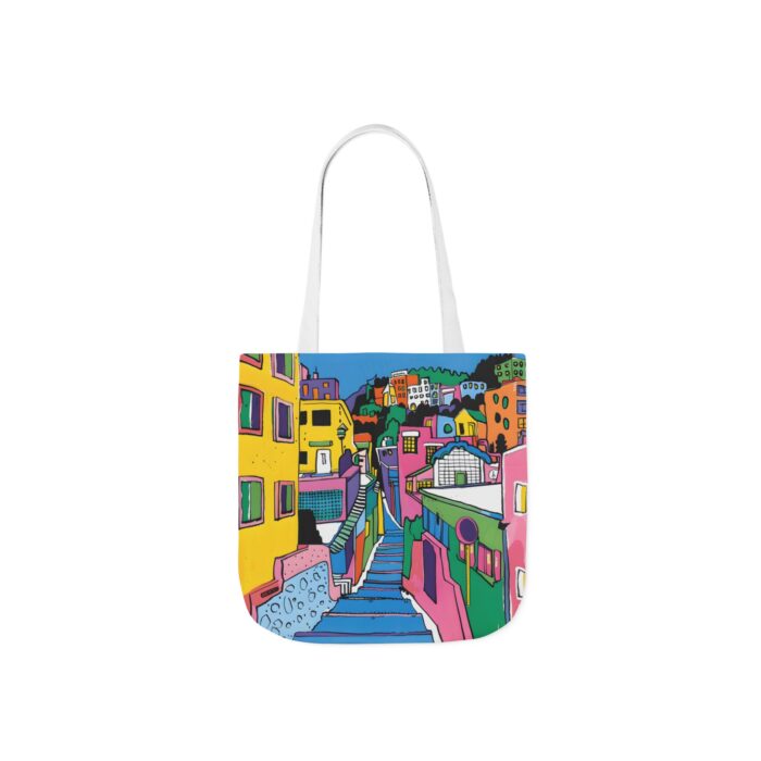 The hillside village in Korea Canvas Tote Bag, 5-Color Straps - Image 19