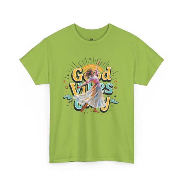 Good vibes only Unisex Heavy Cotton Tee - Image 31