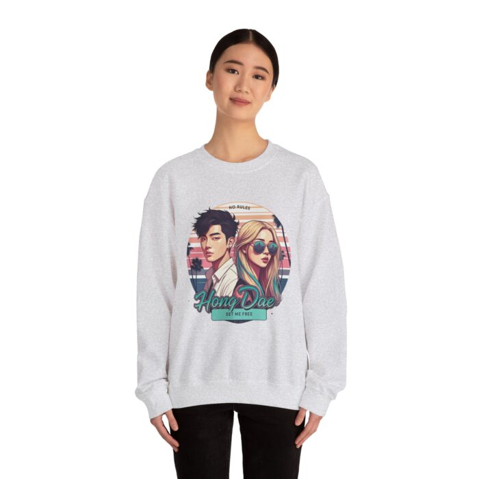 HongDae Freedom Unisex Heavy Blend™ Crewneck Sweatshirt - Image 8