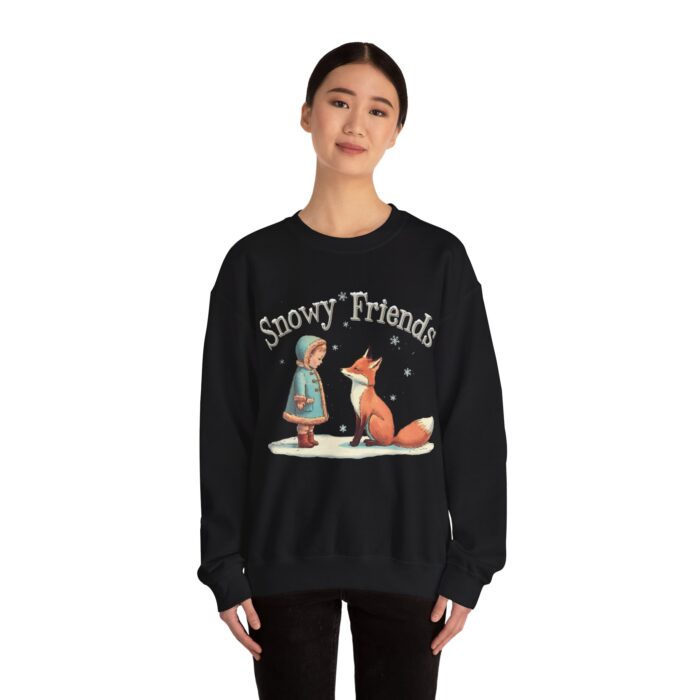 Snowy Friends Unisex Heavy Blend™ Crewneck Sweatshirt - Image 8
