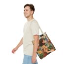 Girl and Flower Shop Tote Bag (AOP)