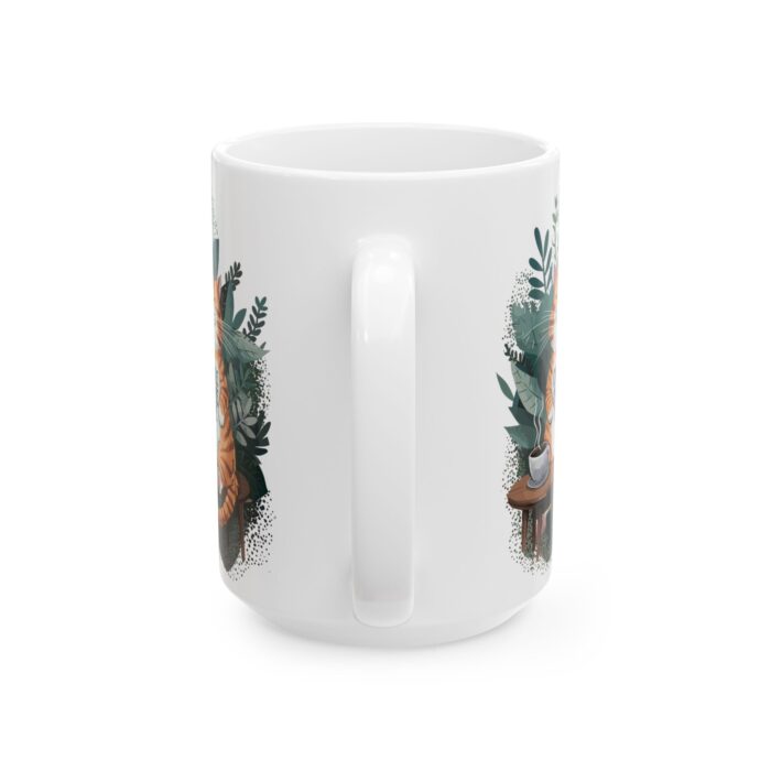 Cat-tle Coffee Time Ceramic Mug, (11oz, 15oz) - Image 6