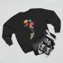 Astronaut and balloon at a Time Unisex Crewneck Sweatshirt