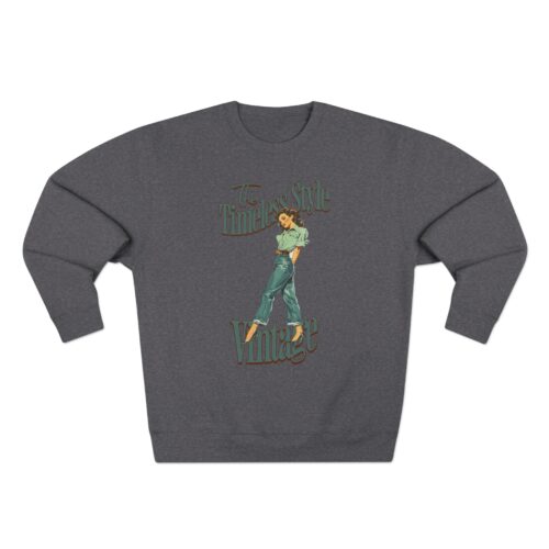 "meta_description": "Timeless Style Unisex Crewneck Sweatshirt: Stay warm with premium fleece.",