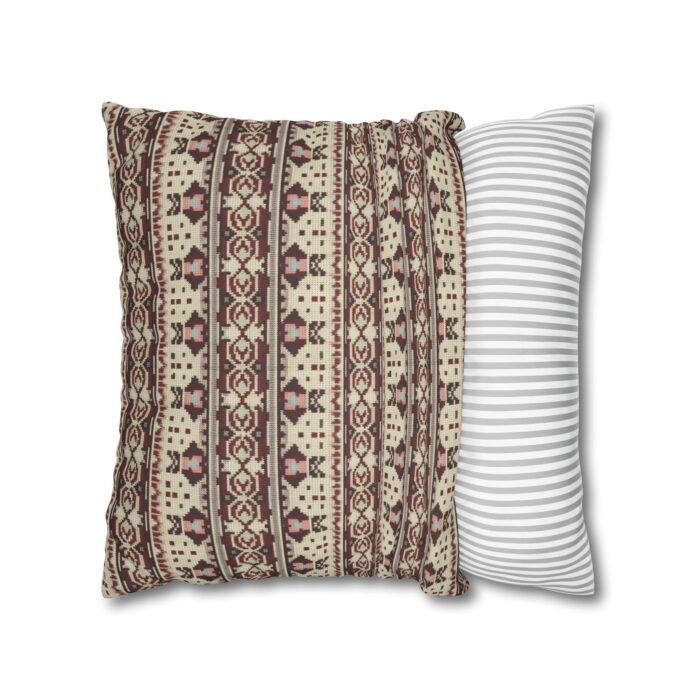 Vintage Cozy Faux Suede Square Pillowcase - Image 10