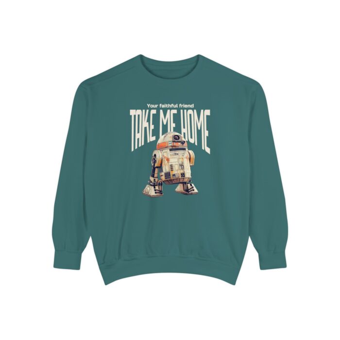 Take me home Unisex Garment-Dyed Sweatshirt - Image 17