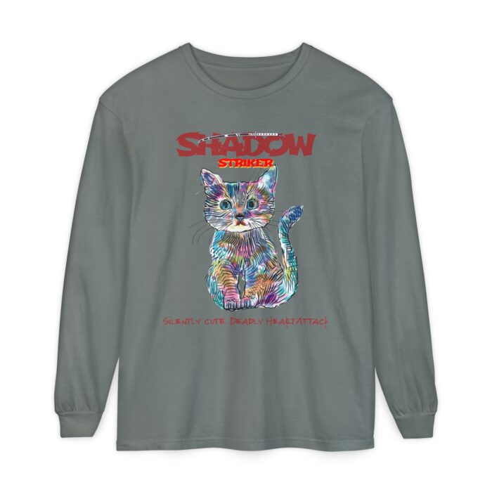 Shadow Striker Unisex Garment-dyed Long Sleeve T-Shirt - Image 29