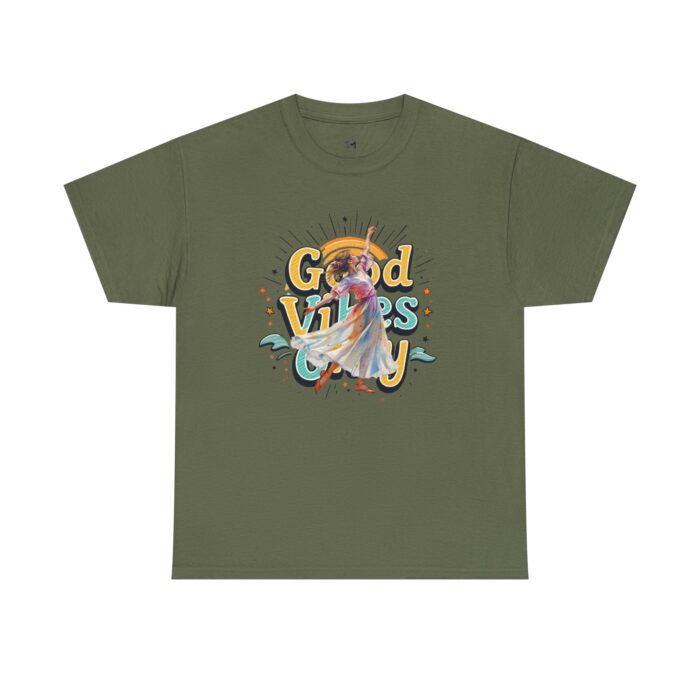 Good vibes only Unisex Heavy Cotton Tee - Image 25