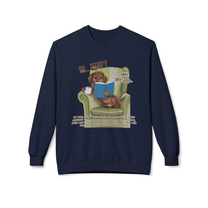 Seriously happy moment Unisex Midweight Softstyle Fleece Crewneck Sweatshirt - Image 33