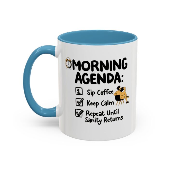 Morning Agenda Accent Coffee Mug (11, 15oz) - Image 35