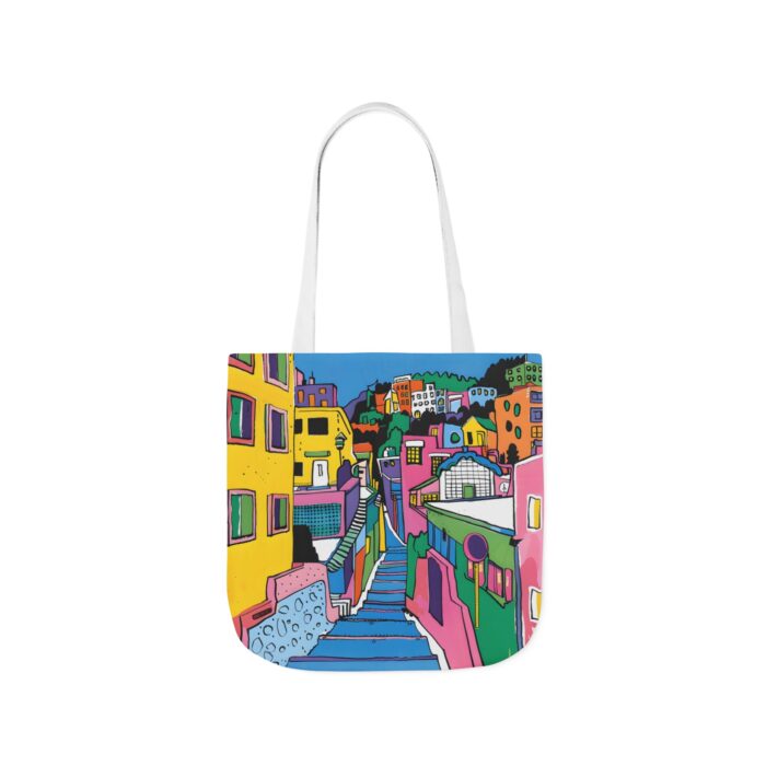The hillside village in Korea Canvas Tote Bag, 5-Color Straps - Image 39