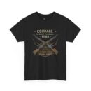 Courage is built through fear Unisex Heavy Cotton Tee