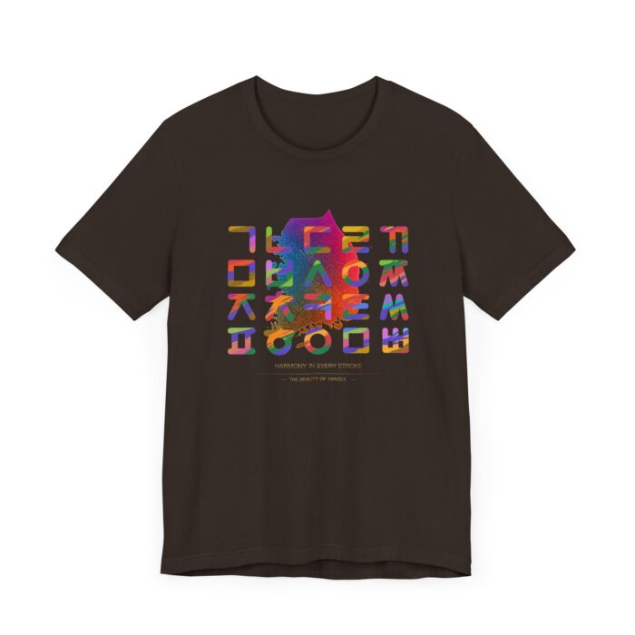 Korean Alphabet Unisex Jersey Short Sleeve Tee - Image 3