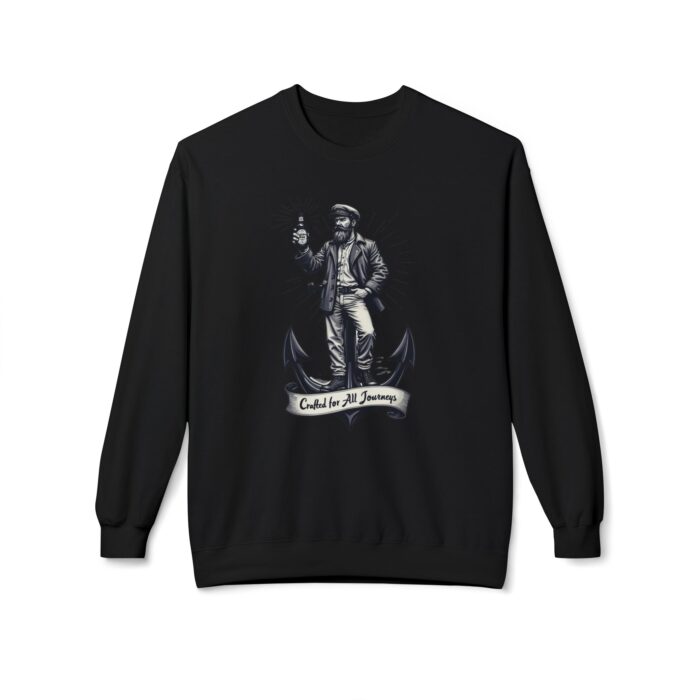 Crafted for all journeys Unisex Midweight Softstyle Fleece Crewneck Sweatshirt - Image 5