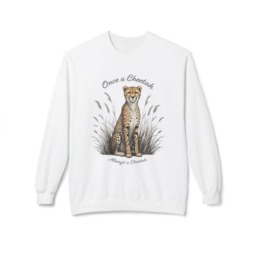 Always a cheetah Unisex Midweight Softstyle Fleece Crewneck Sweatshirt