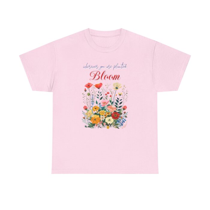 Bloom Unisex Heavy Cotton Tee - Image 45