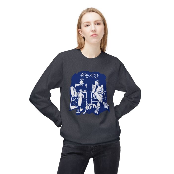 Break time Unisex Midweight Softstyle Fleece Crewneck Sweatshirt - Image 27