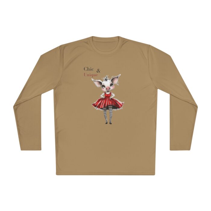 Chick & Unique Unisex Lightweight Long Sleeve Tee - Image 5