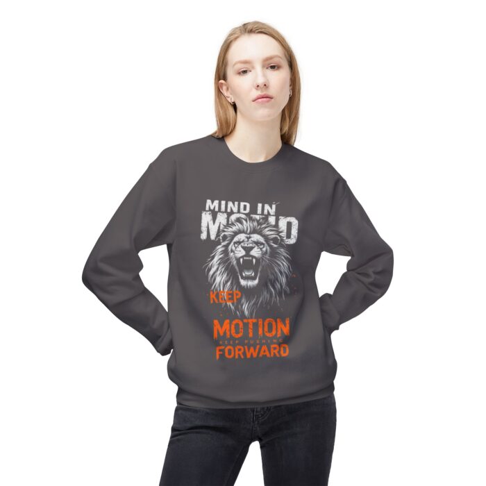 Keep pushing forwardUnisex Midweight Softstyle Fleece Crewneck Sweatshirt - Image 11