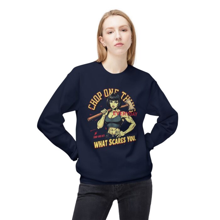 CHOP ONE THING Unisex Midweight Softstyle Fleece Crewneck Sweatshirt - Image 27