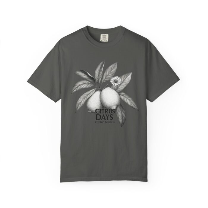 Citrus Days Unisex Garment-Dyed T-Shirt - Fresh & Timeless Design - Image 5