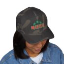 Blessed Camo Embroidered Cap - Unique Military Style Hat for Outdoor Adventures
