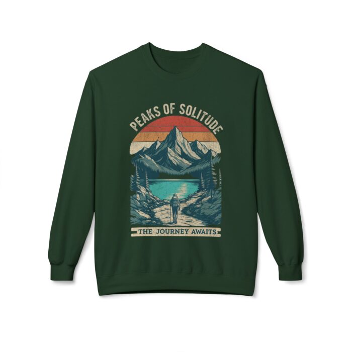 Peaks of Solitude Unisex Midweight Softstyle Fleece Crewneck Sweatshirt - Image 21