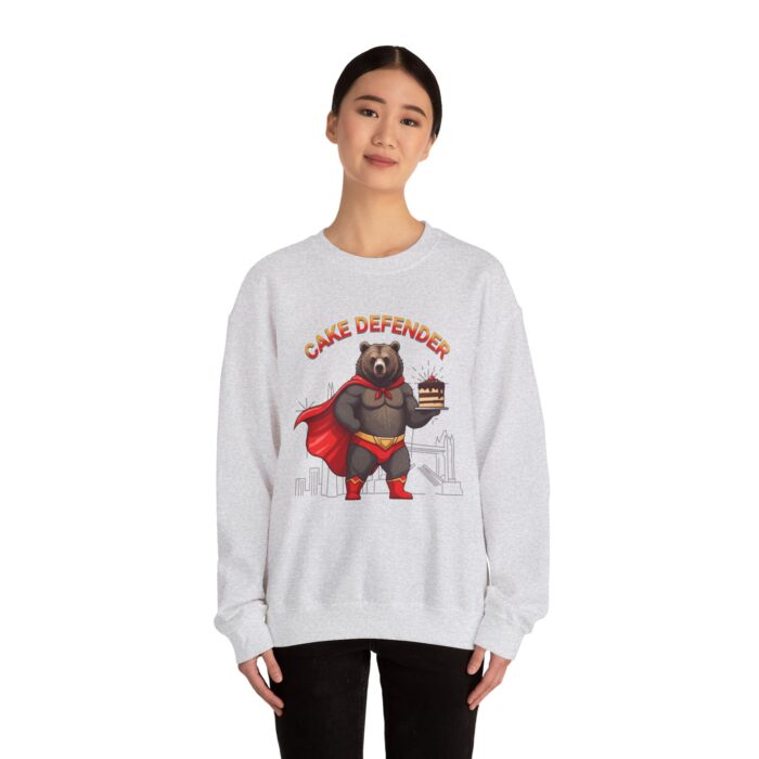 Cake defender Unisex Heavy Blend™ Crewneck Sweatshirt - Image 8